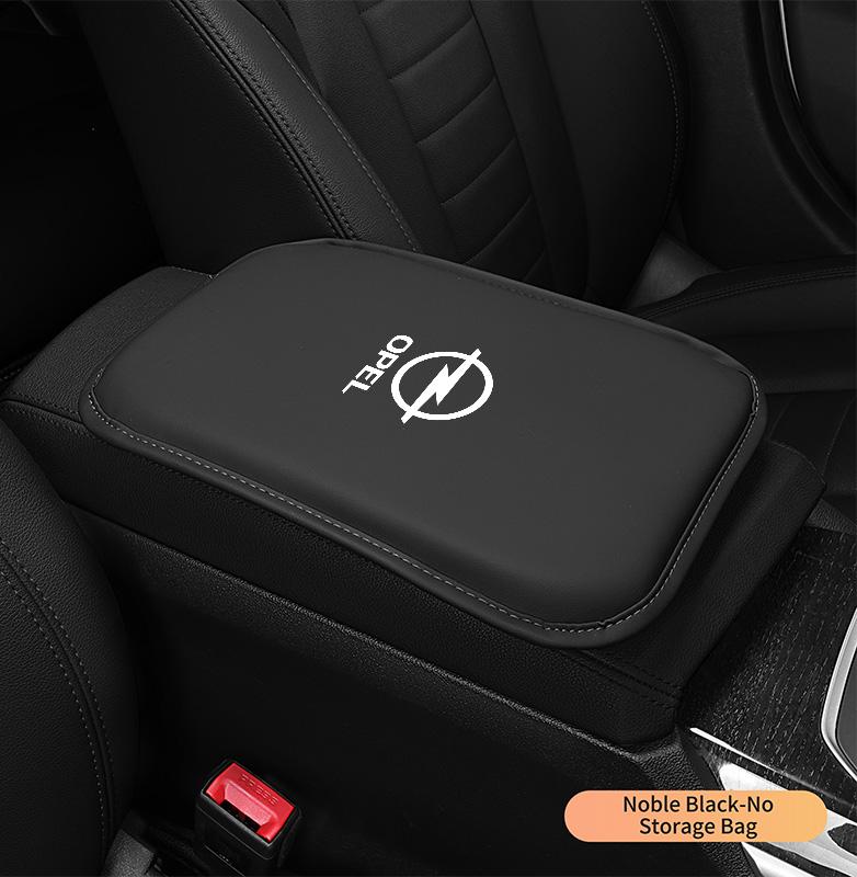 Leather Car Armrest Box Mats Auto Center Console Cover For Opel Corsa D Astra G H J K F Mokka C Zafira B Antara Corsa Accessorie FB3