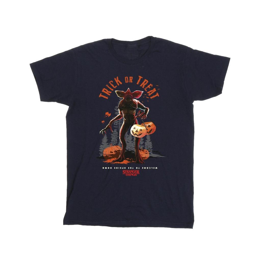 Netflix Mens Stranger Things Trick Or Treat Demagorgon T-Shirt