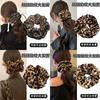 Retro Leopard Print Large Intestine Hair Band, Elegant Temperament, High Elasticity, Ponytail Hair Rope, Niche High-end Sense, Headrope Women