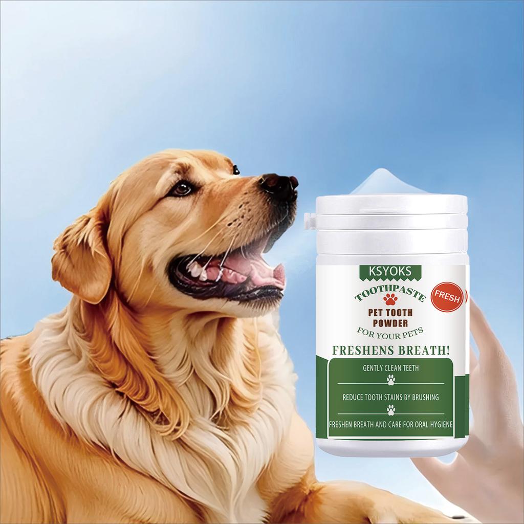 Pet Tooth Powder Mild Formula Does Not Stimulate Pet Gums, Long-term Use Can Improve Tooth Dullness