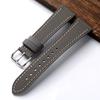 Ремешок для часов ручной работы из пальмовой кожи 18, 19, 20, 21, 22 мм, коричневый, серый, синий, ультратонкий мужской мягкий ремешок из воловьей кожи, винтажный стиль