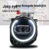 Светодиодные фары Jeep Renegade: Двухлучевая и Компьютерная версия