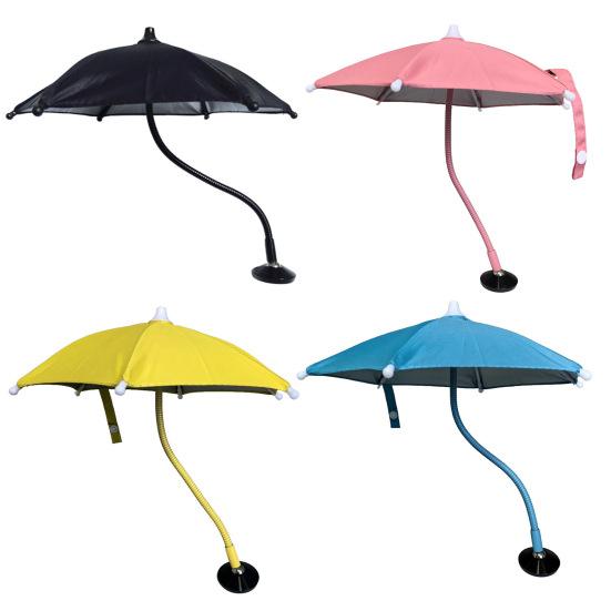 Magnetic Phone Umbrella Rotary Gooseneck Sun Protection Adjustable Outdoor Mobile Phone Sun Shade Cover Cell Phone Accessories