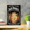 Винтажная металлическая настенная табличка "Наследие виски Jack Daniel's", Ретро декор виски, Художественный акцент для энтузиастов и коллекционеров виски