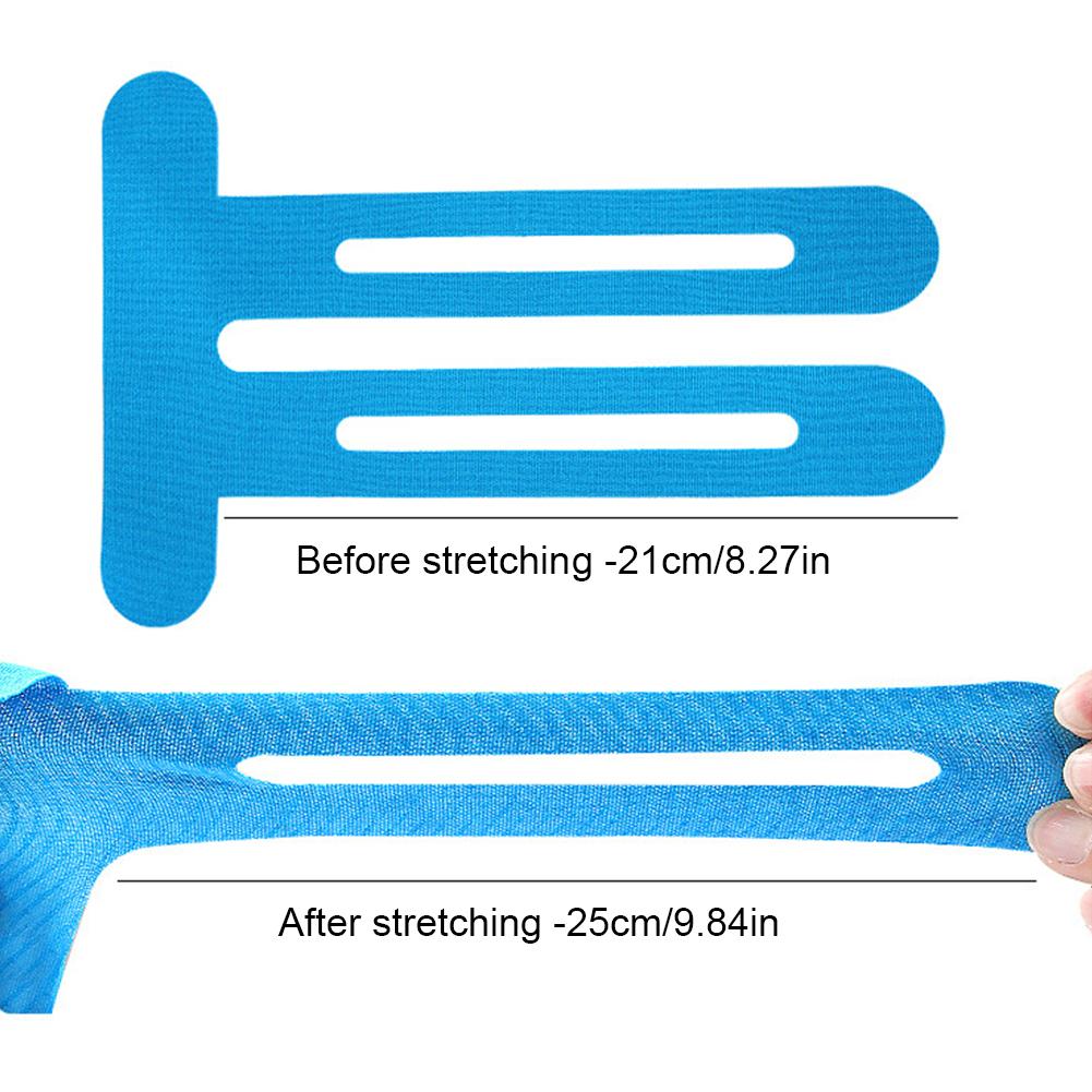 1-5 шт. Кинезиотейп для колена, спортивные эластичные ленты, защитные пластыри, дышащий хлопковый спортивный тейп для поддержки колена