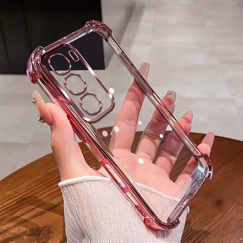 Для Infinix Hot 50 4G Чехол для телефона Infinix Hot 50 5G Hot 50 Pro Plus + Чехол Утолщение по углам Силиконовый Мягкая задняя крышка