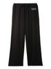 Joeru Robushon Logo Long Pants PWCP235291 Black Free Size One-Point Women's