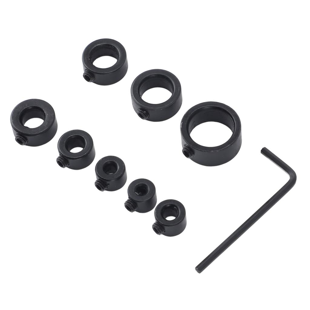 8 шт. кольцо-ограничитель глубины сверла от 3 до 16 мм из углеродистой стали для сверления по дереву