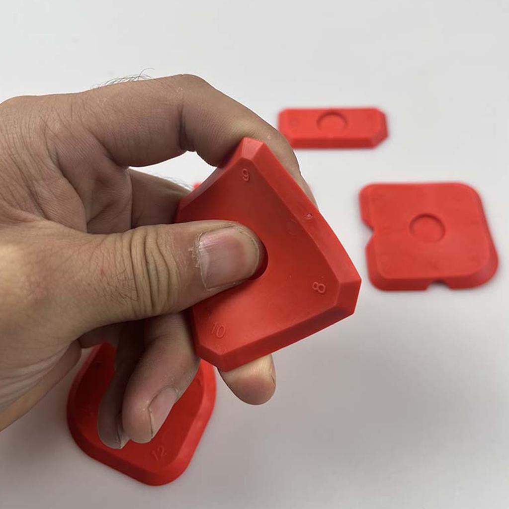 5 Pack Caulking Scraper Set for Bathroom Kitchen Floor Window Sink Joint Sealant Grout Finishing Tool