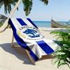 Пляжное полотенце с принтом Chesterfield F.C, Большое, Мягкое, Быстросохнущее, для Пляжа, Кемпинга, Плавания