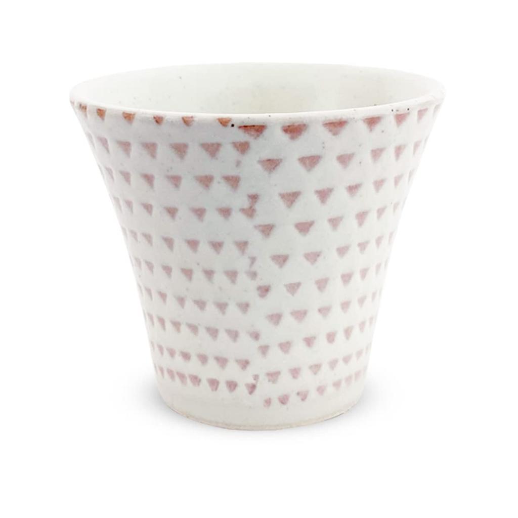 140cc Hasami Ware Made In Kohiki Kanna Red J-kitchens Teacup, Japan, (Powdered Finish),