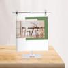 T Sign Adjustable Poster Stand Stainless Steel Display Show Banner Holder for Offices