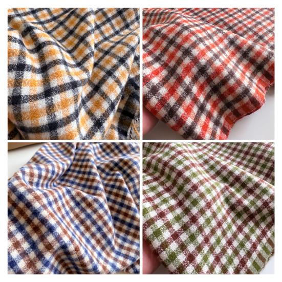 Women Scarf Plaid Print Knitting Shawl with Tassel Decoration Warm Scarf Versatile Comfortable Hair Accessory