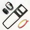 Compatible with the New Harrier 80 Series Shift Knob Cover Shift Panel Cover Set with Extra Tape Parts Accessories Garnish Double-sided (carbon Style)