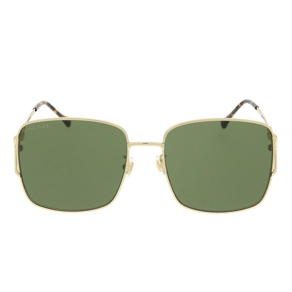 Gucci Metal Frame Square Sunglasses Unisex sunglasses GG1018SK-002