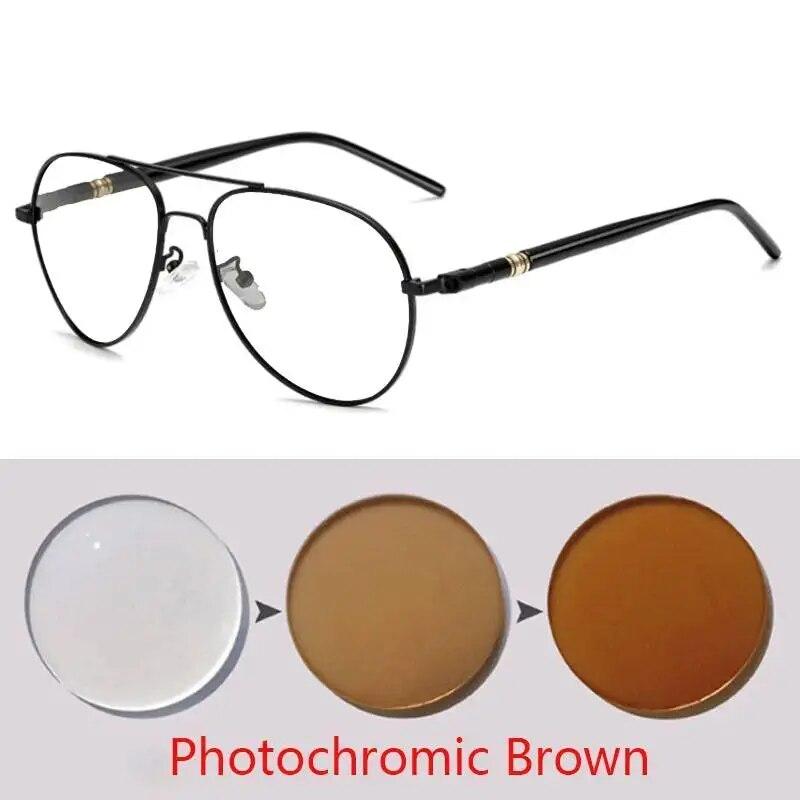 Поляризационные солнцезащитные очки для близоруких пилотов по рецепту, мужские и женские солнцезащитные очки для вождения, очки с диоптриями -0,5 -1,0 -1,5 до -6,0