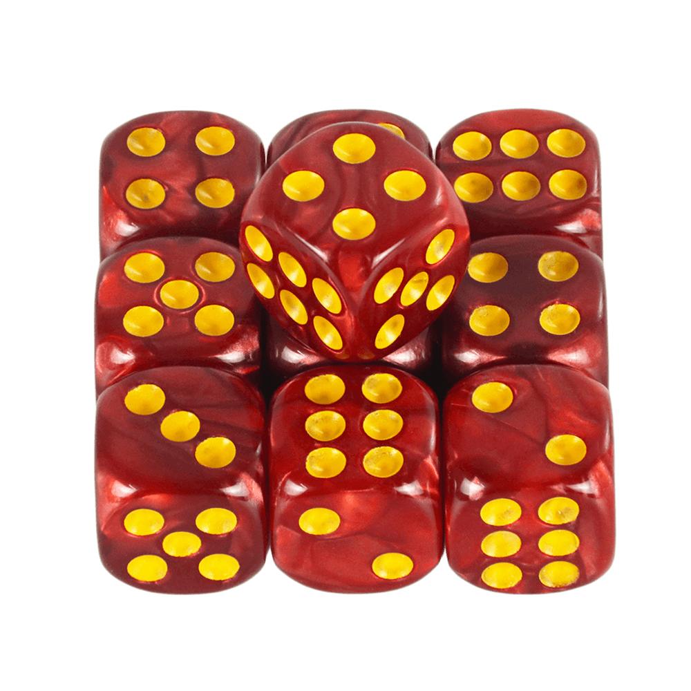 Mix Color Effect 12mm D6 Double Cube Playing for Gambling Board Game,Tabletop Game,games Poker Dice,