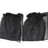 2x Car Auto Sun Shade UV Protection Side Mesh Casement Curtain With Suction Cups