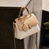 Mrs. Qiao High-End Bag for Women 2025 New Genuine Leather Handbag Women's Crossbody Bag Mom Bag Fashion Women's Bag
