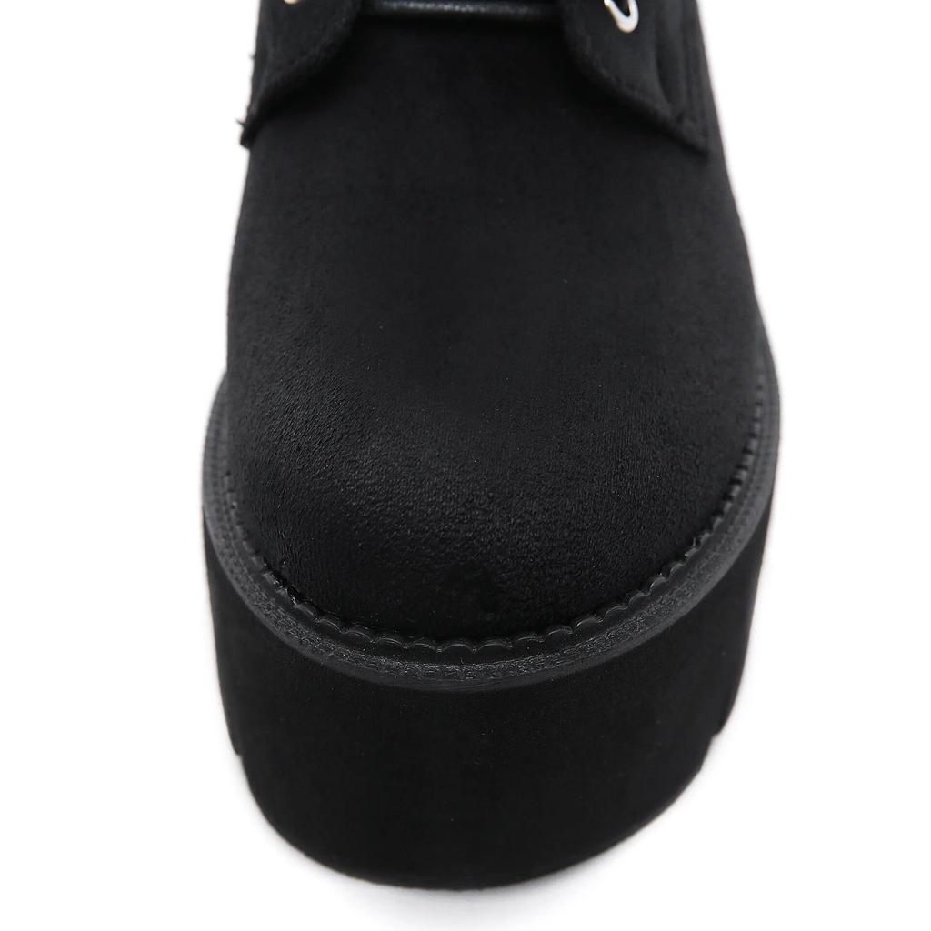 Новые дышащие британские короткие мотоциклетные сапоги на каблуке 7,5 см, женские короткие сапоги на толстой подошве в европейском стиле, Lhx