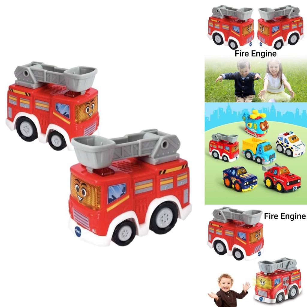 Vtech Удивительная игрушка-машинка с трассой Мигающие огни и музыка Прочная пластиковая модель Масштаб 1700 9,5x5,3x7,8 см