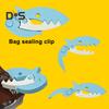Зажим Shark Seal Clamp Портативный зажим для пакетов Уплотнитель влагостойкий кухонный инструмент для хранения закусок Косметика Путешествия
