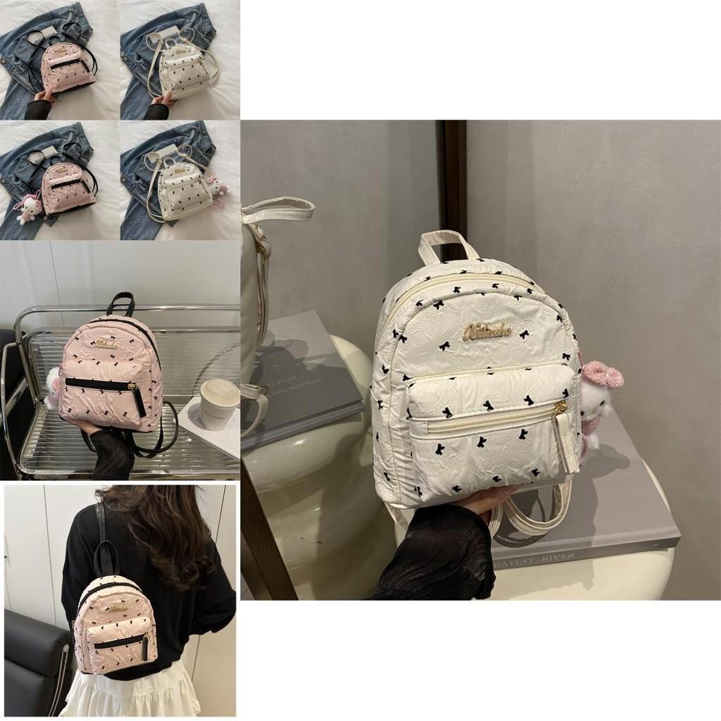 Hello Kitty Soft Style Double Shoulder Bag With Print And Seam Detailing For Teens