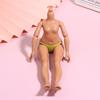 23Cm Height Big Sister Doll'S Body 1/6 Joints Movable Body Dark/ Light Brown Skin Slime Doll Accessories