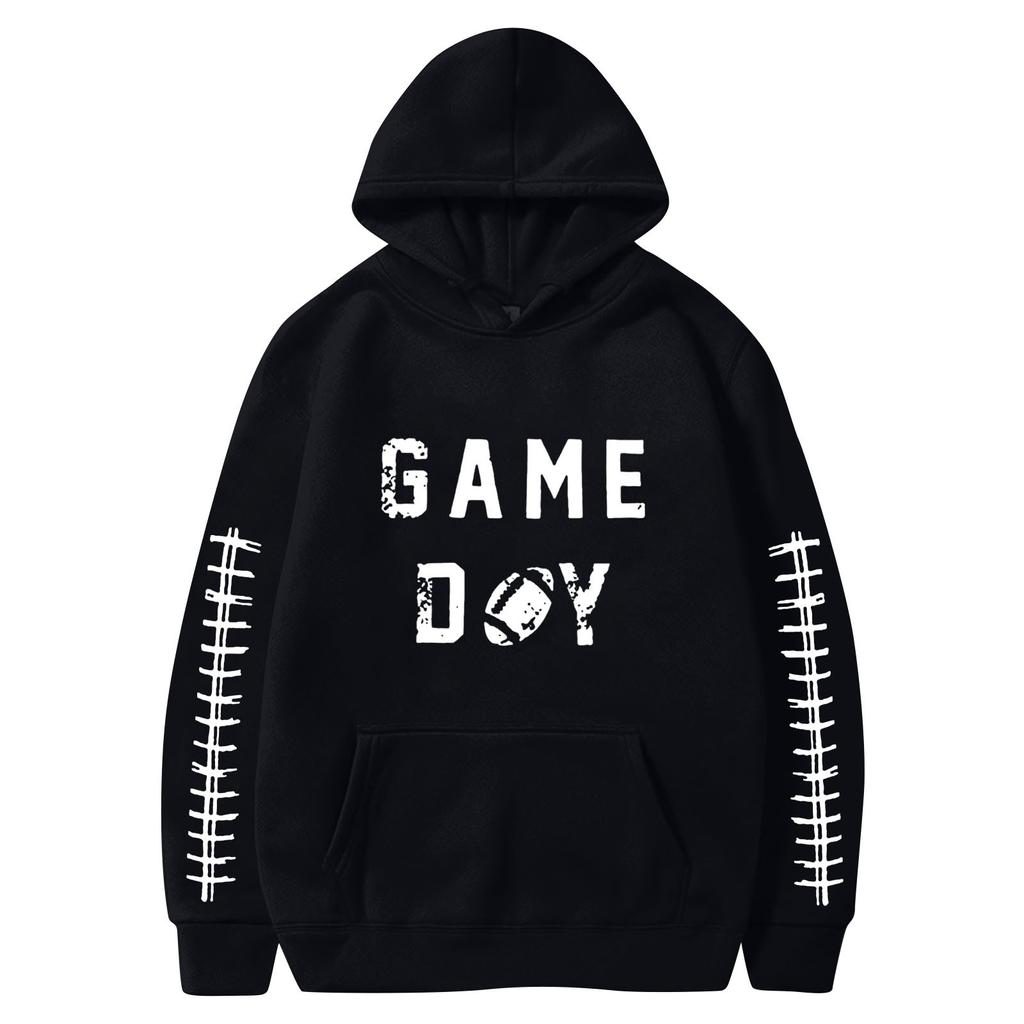 Женская однотонная толстовка с капюшоном и длинным рукавом с принтом