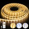 Cshare Водонепроницаемая светодиодная лента, USB 3 м, 360 светодиодов, окружающее освещение, теплый белый, дневной свет, чередование цветов, функция таймера, плавная регулировка яркости,