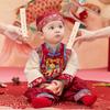Традиционный китайский наряд на день рождения для мальчика
