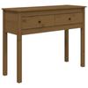 VidaXL Console Table Honey Brown 100x35x75 Cm Solid Pine Wood 814617