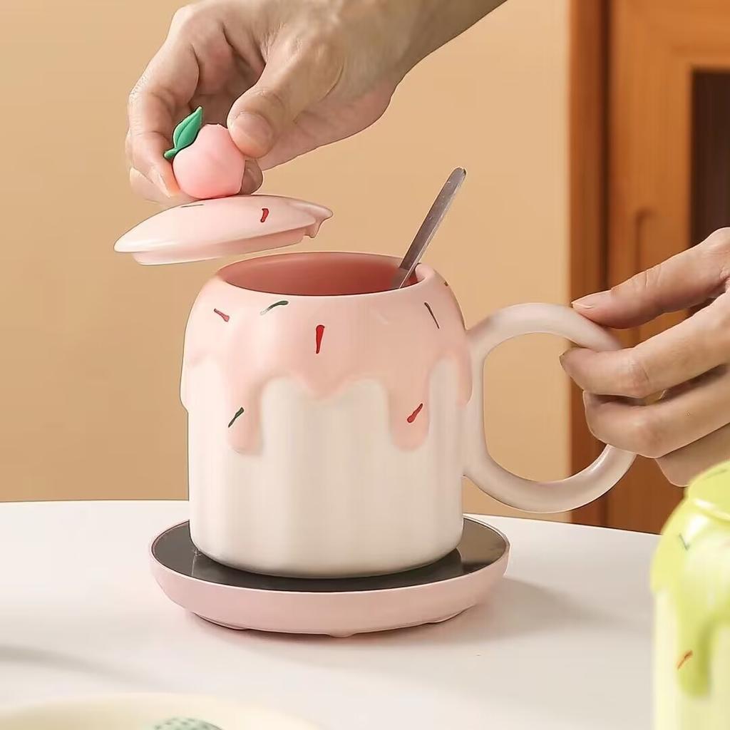 55 градусов теплая чашка с постоянной температурой керамическая чашка сувенирная кружка открывающаяся подарочная автоматическая нагревательная чашка чашка для воды