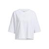 Neo Large Logo Printed Sports Round Neck Short Sleeve T-Shirt Women T-Shirts White GP5431