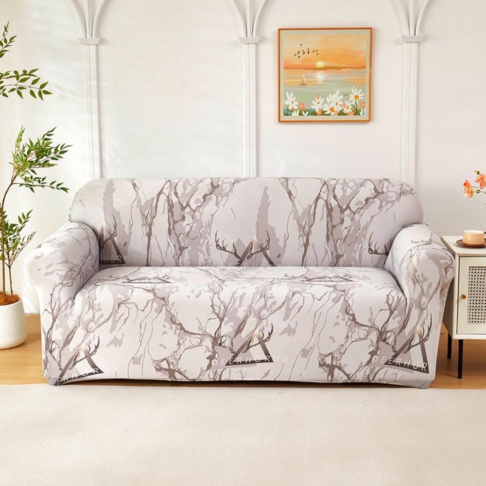 Эластичный диванный чехол с принтом Универсальный тянущийся протектор для дивана Защитник мебели