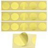 50mm Gold & Silver Round Embossed Steel Seal Stickers for Certificates