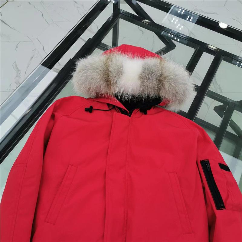 Big goose down jacket Canadian bomber jacket men's and women's jackets couple parka Putin M