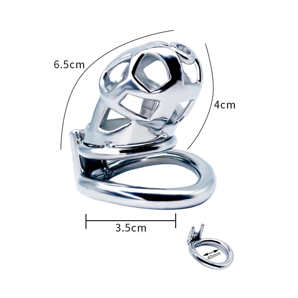 БДСМ металлическое рабское кольцо на член из нержавеющей стали, секс-игрушка для взрослых, клетка для пениса, пояс верности, пытка, фетиш, устройство целомудрия, CB Lock