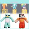 Плюшевые игрушки Minecraft Майло и Чип с набивкой из ПП хлопка для украшения детской игровой комнаты
