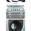 TESIN Car Front Fog Light Lamp Hoods Protector Cover For Suzuki Jimny 2012-2017 Foglight Decoration Guard Exterior Accessories