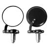 SZYUMO 22 мм Универсальный Мотоциклетный Руль Мини Набор Зеркал для Легких Круглых Зеркал, Скутеры, Установка, (черный)