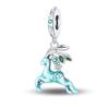S925 Silver Glow In The Dark Beaded Butterfly Firefly Deer Pendant 925 Silver Bracelet DIY Jewelry Making Kit Accessories Set