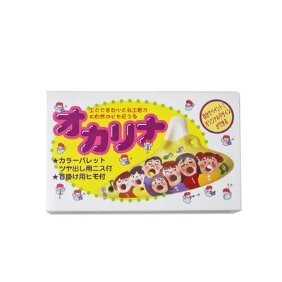 Обычная окарина, маленькая, белая, для раскрашивания, поделка