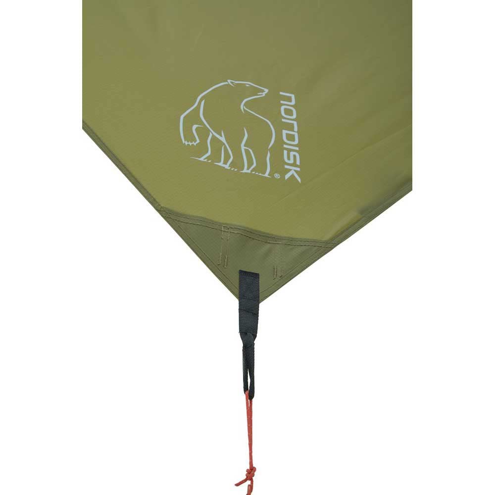 NORDISK VOSS 20 PU Dark Outdoor Camping 127021 Japanese Tarp, Olive, Tarp, (Official Product)