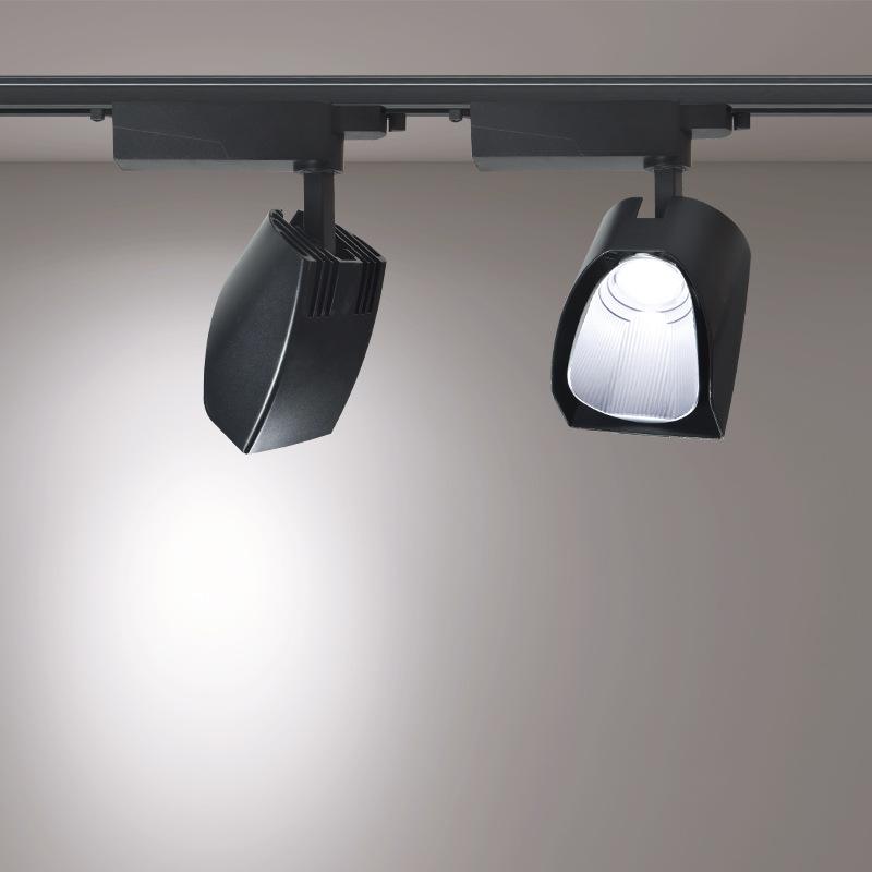 Tile shop special spotlight 30W shovel light, astigmatism ceramic polarizing light floor tile model exhibition hall led track light