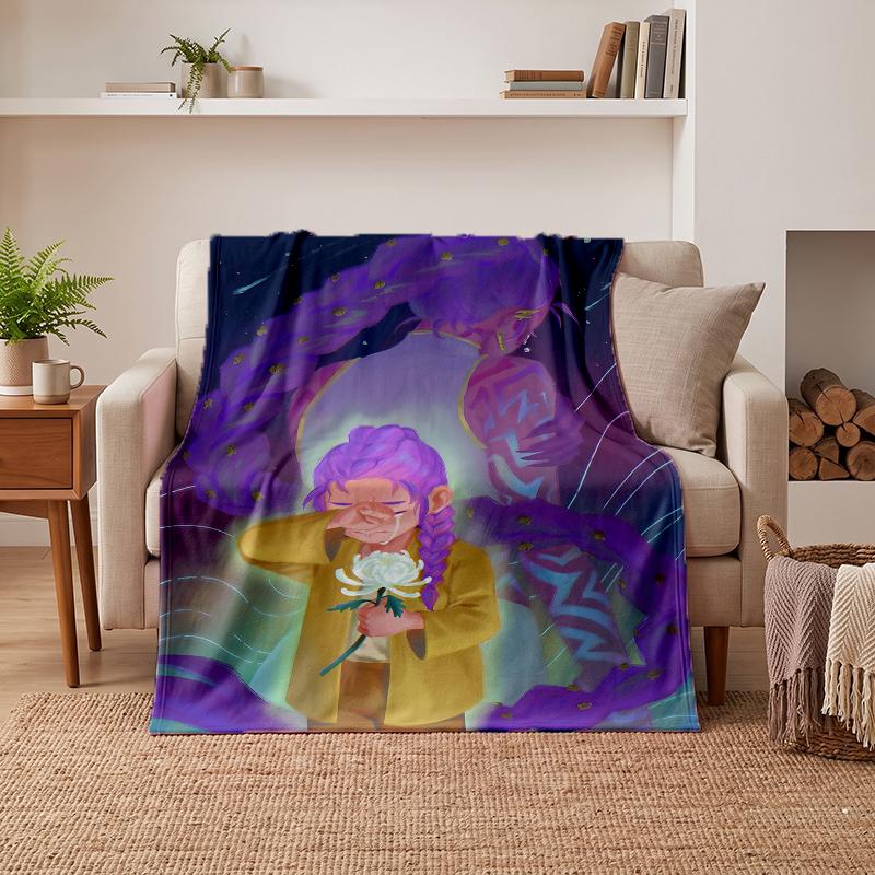 rumi Soft Warm Flannel Blankets Comfortable Blanket for Home Decoration Gifting