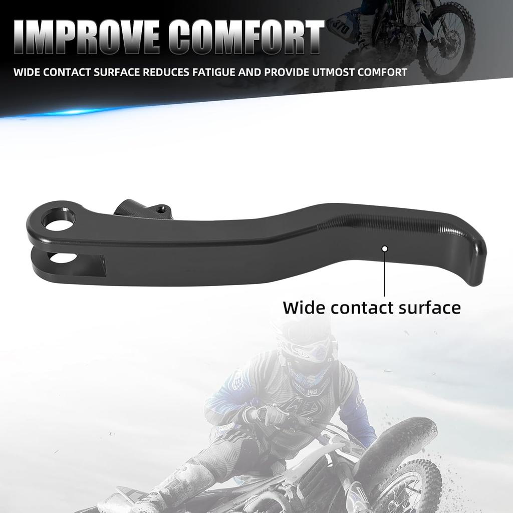 Aluminum Shorty Clutch Lever Hand Brake Lever Compatible with KTM 690 Enduro R 2014-2023,690 SM/SMCR/SMC 2007-2023,1050 ADV/R,See Fitment,Black