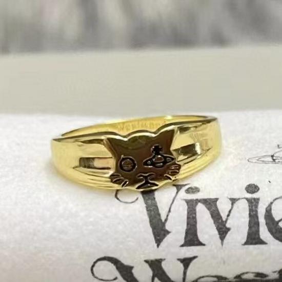 Кольцо с кошкой Сатурна от вдовствующей императрицы Цыси - Женское, Милое, Универсальный дизайн