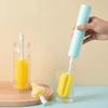 Silicone Brush Head Electric Bottle Brush 360 Degree Rotation Baby Bottle Brush  Kitchen Use