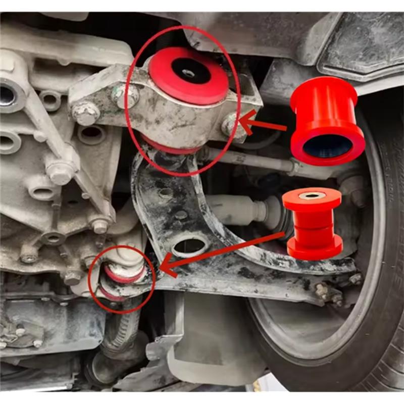 Для VW Golf GTI MK5 MK6 Passat Caddy Jetta Tiguan CC, A3 TT, Skoda Octavia Superb Втулка рычага подвески из полиуретана